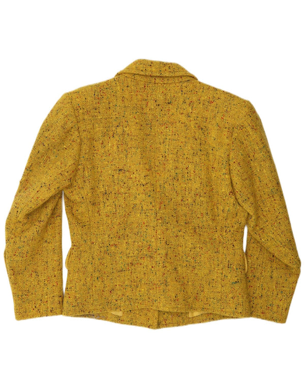 Giacca blazer da donna Yves Saint Laurent EU 38 medio giallo screziato