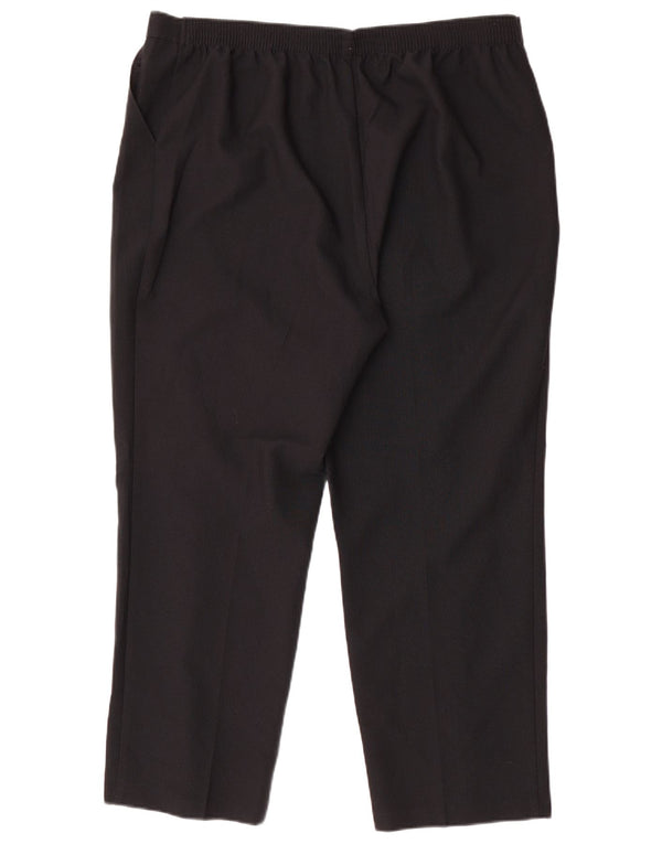 Pantaloni corti Marks & Spencer da donna UK 18 XL W38 L26 Poliestere nero