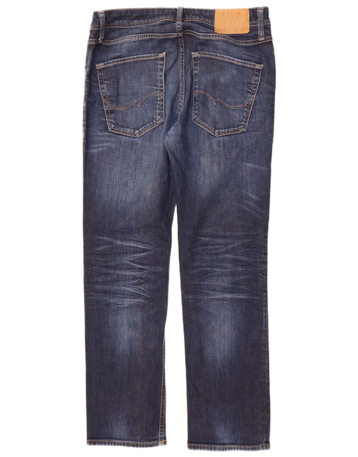 Jeans dritti Clark da uomo Jack & Jones W32 L30 cotone blu
