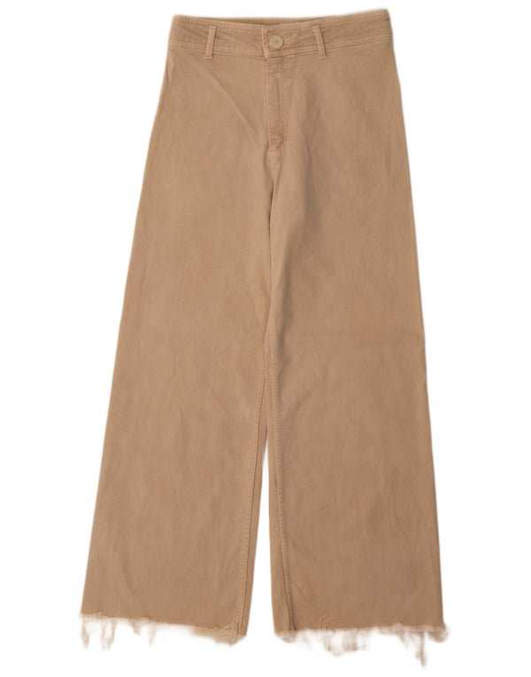 Jeans dritti a vita alta The Marine da donna Zara EU 38 Small W28 L30 Beige