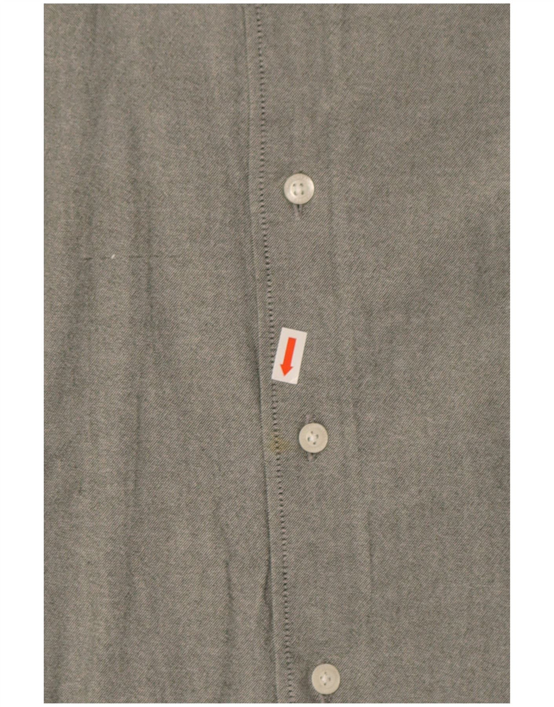 Camicia Timberland da uomo slim fit grande in cotone grigio
