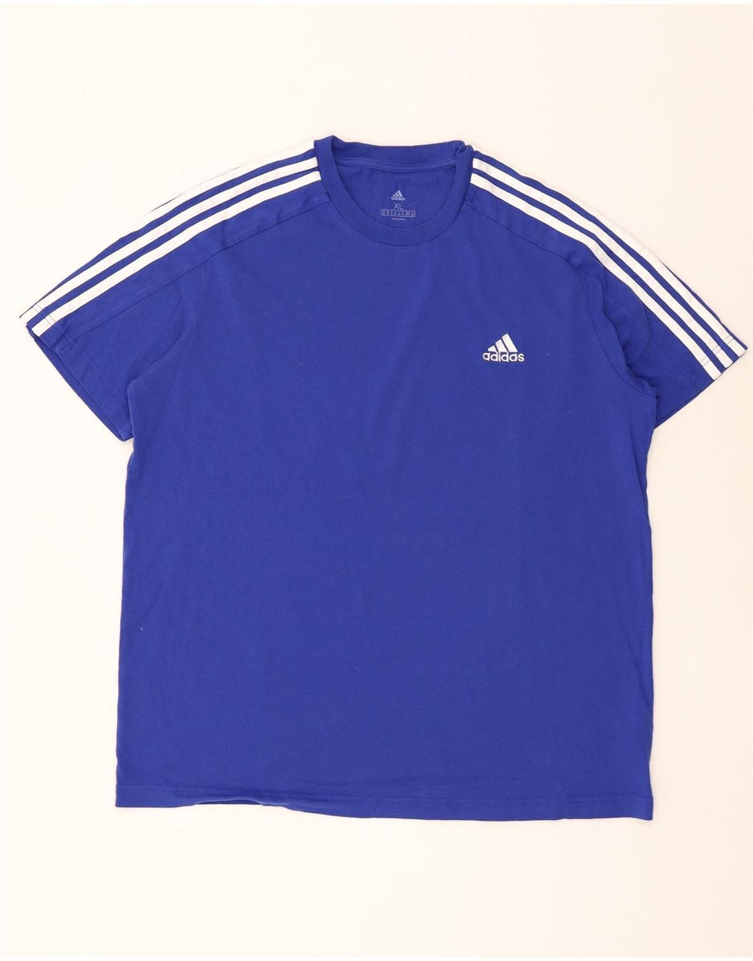 T-shirt da uomo Adidas Top XL in cotone blu