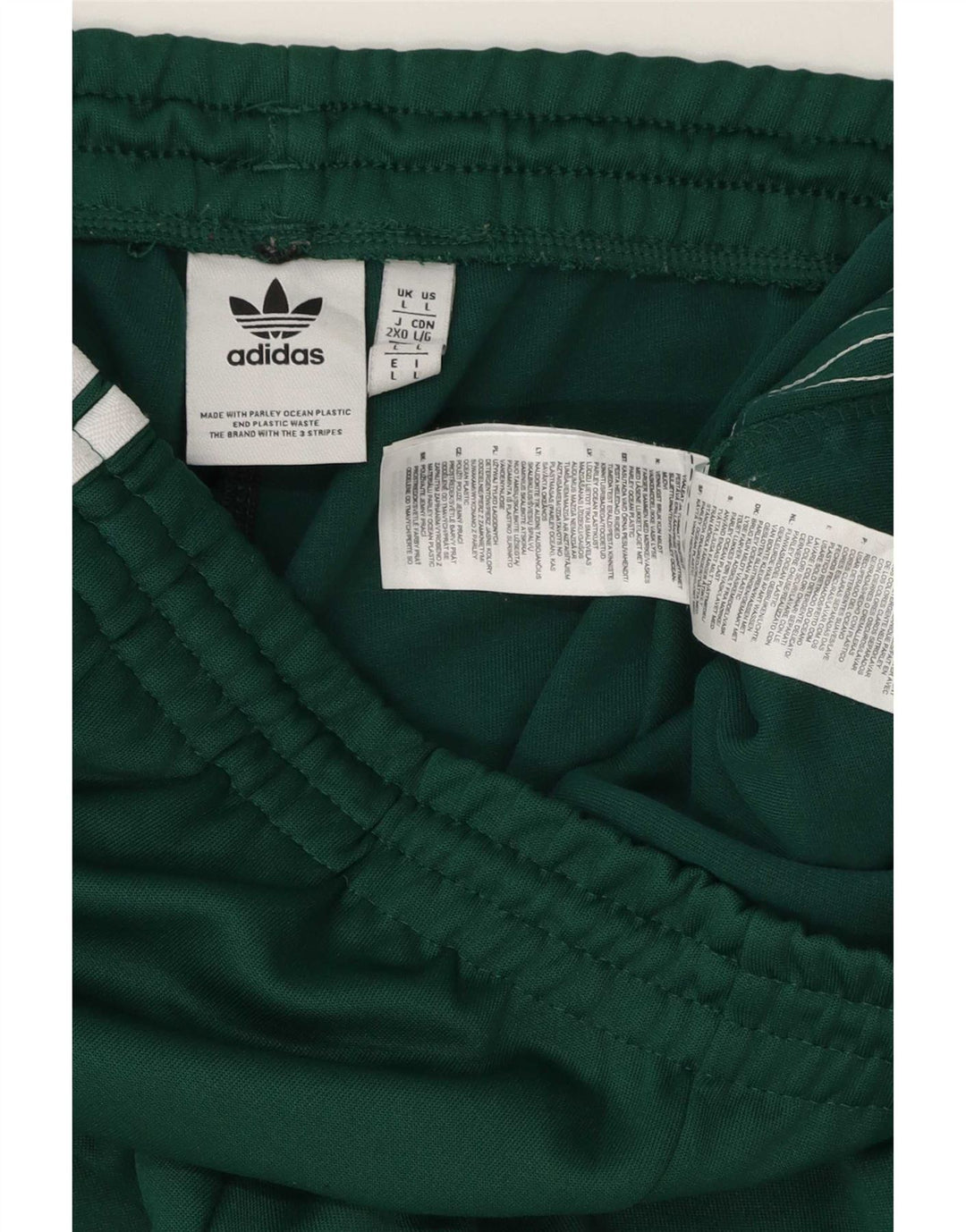 Pantaloni da tuta da uomo Adidas Joggers grandi in poliestere verde