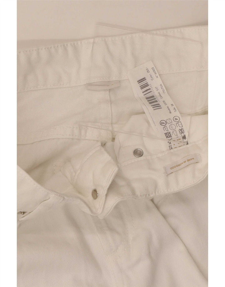 Jeans larghi da donna Massimo Dutti EU 38 Small W28 L31 Bianco