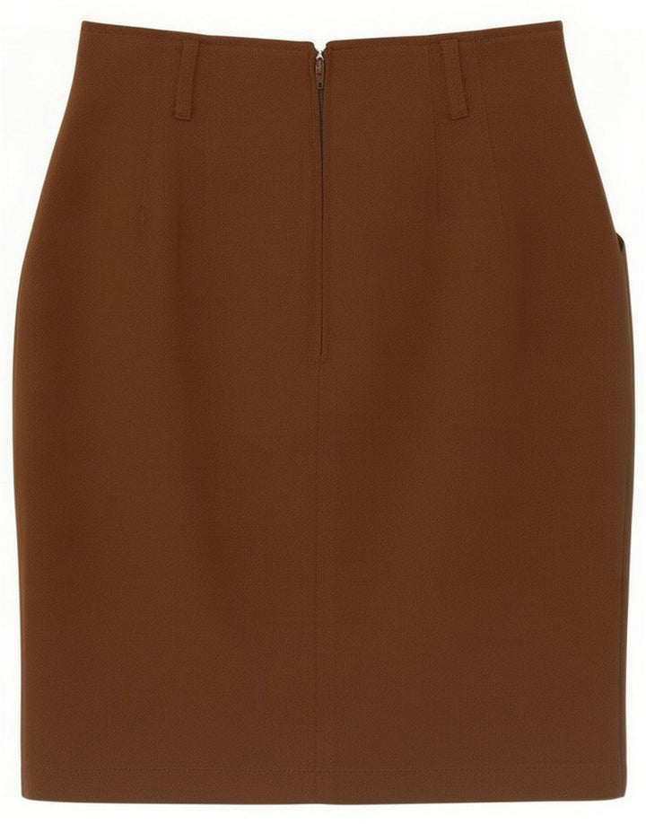 Gonna a tubino da donna Benetton IT 42 Media W26 Marrone Lana