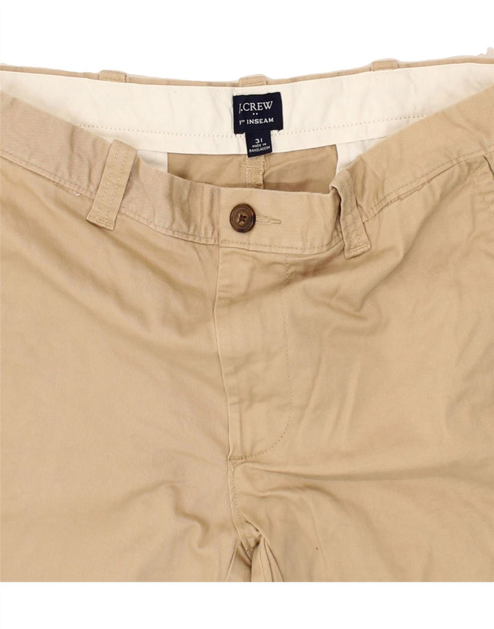 J. CREW Mens Chino Shorts W31 Medium Beige Cotton Vintage J. Crew and Second-Hand J. Crew from Messina Hembry 