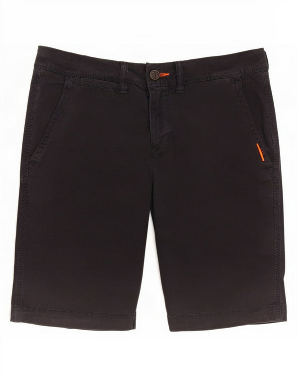 Pantaloncini chino slim fit da uomo Superdry W30 cotone nero medio