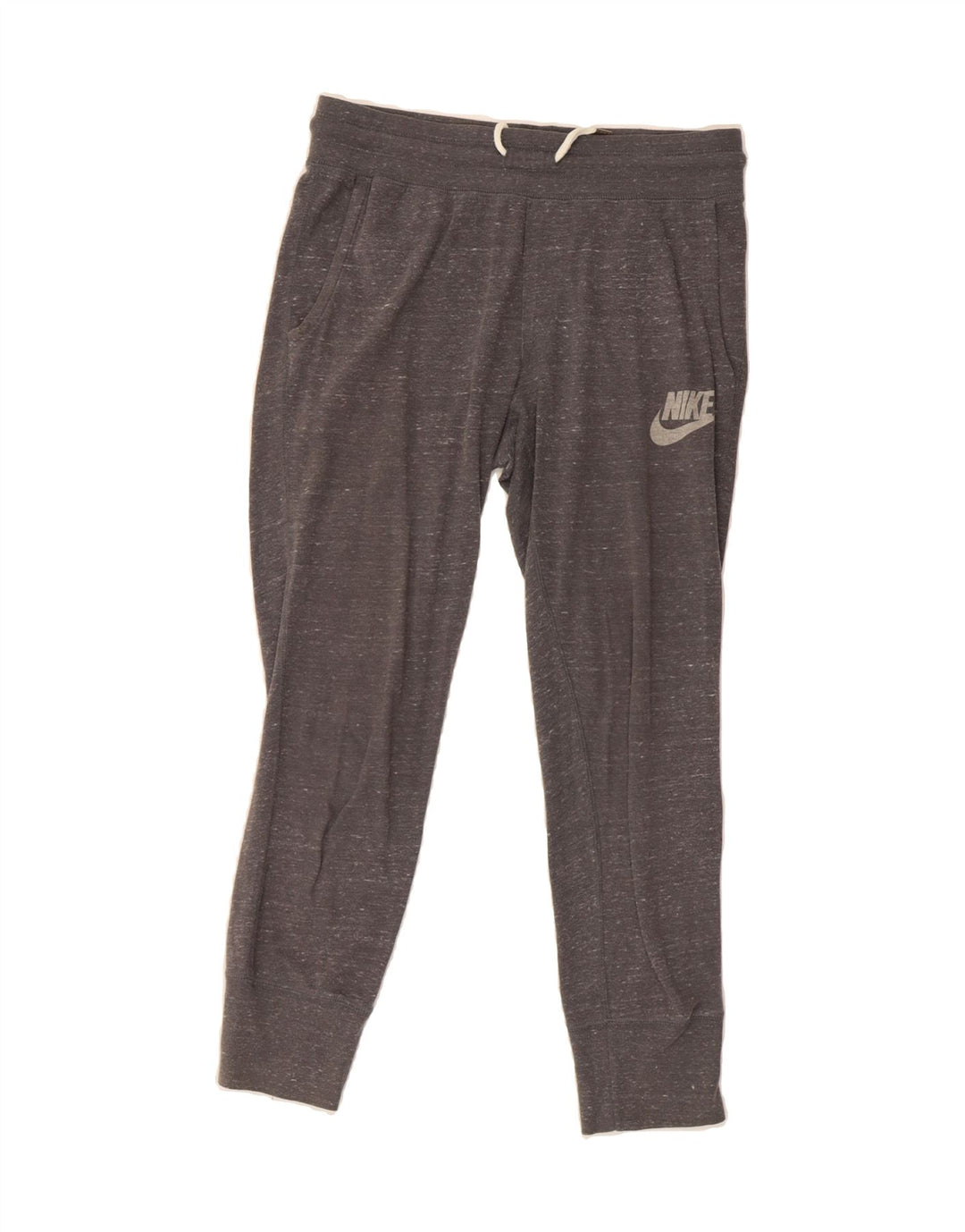 NIKE Mens Tracksuit Trousers Joggers Small Grey Flecked Cotton Vintage Nike and Second-Hand Nike from Messina Hembry 