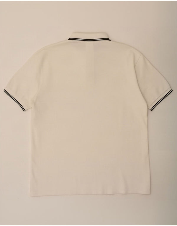 Polo da uomo Marks & Spencer XL in cotone bianco sporco