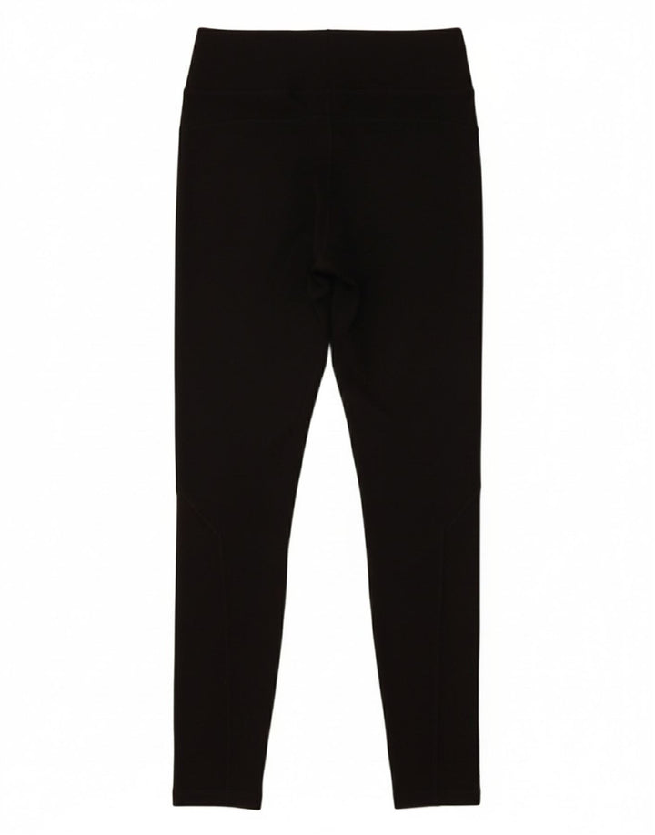 PUMA Girls Graphic Leggings 11-12 Years  Black Polyester