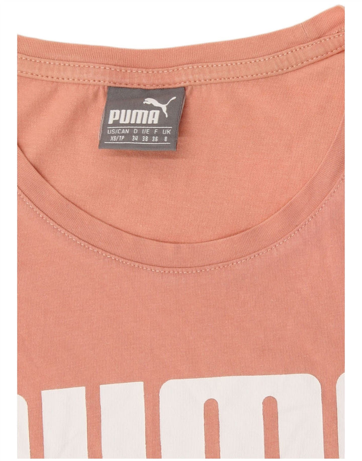 T-shirt grafica da donna Puma UK 8 Small Rosa