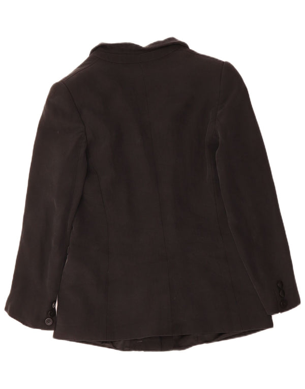 ARMANI COLLEZIONI Giacca Blazer da Donna a 3 Bottoni IT 48 XL Nera