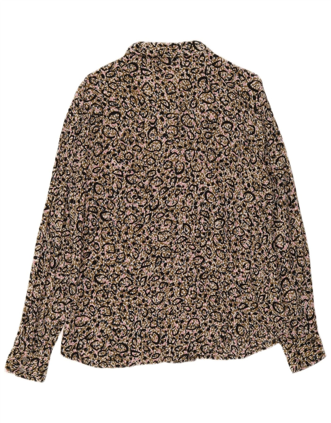 Camicia Garcia da donna con motivo astratto UK 10 piccola viscosa multicolore
