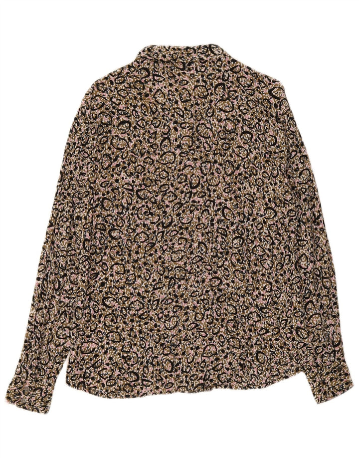 Camicia Garcia da donna con motivo astratto UK 10 piccola viscosa multicolore