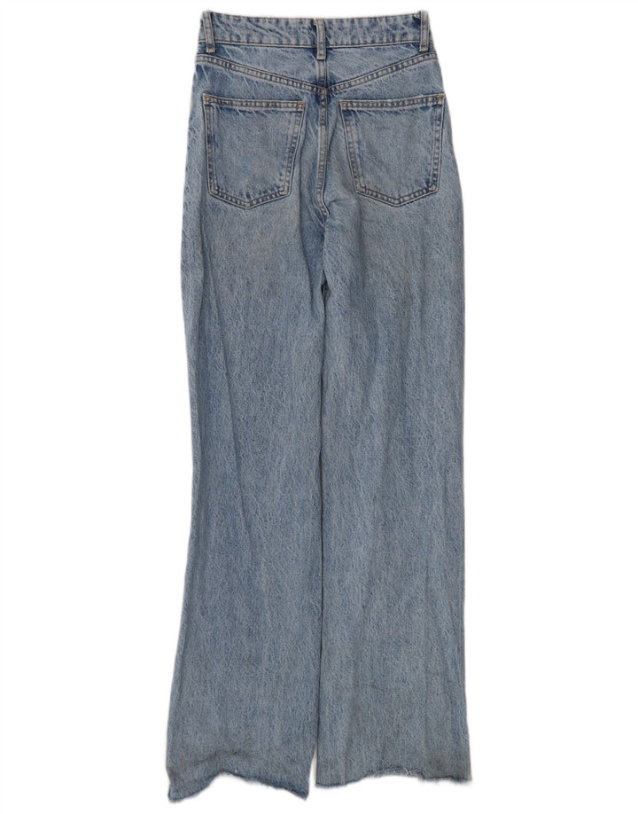 Jeans dritti da donna Zara EU 34 2XS W24 L34 Blu