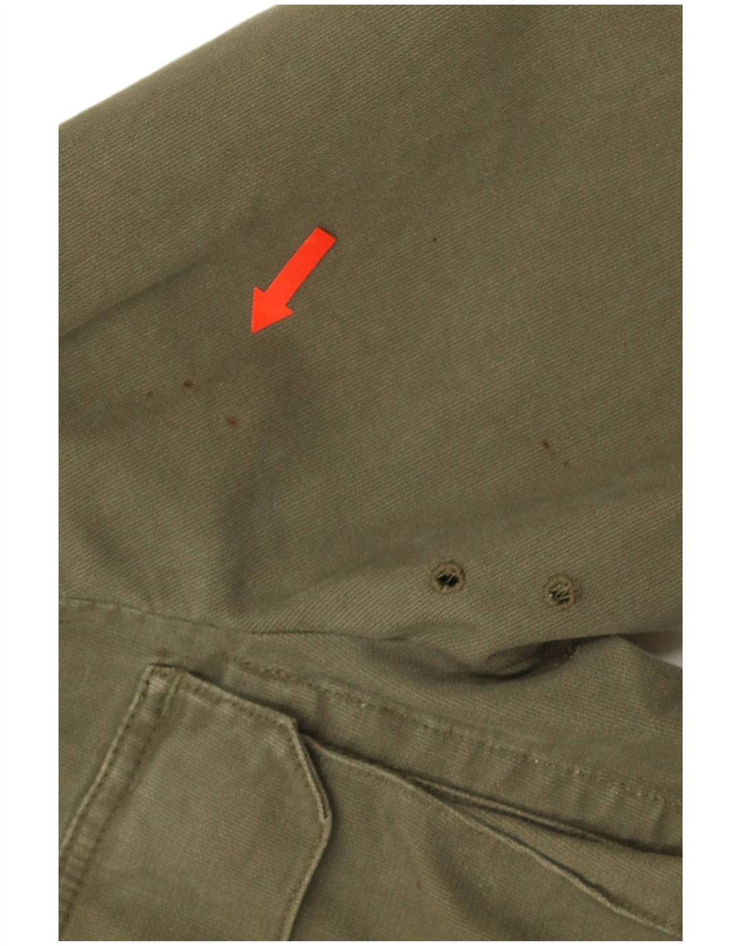 Giacca militare vintage da uomo UK 38 media kaki