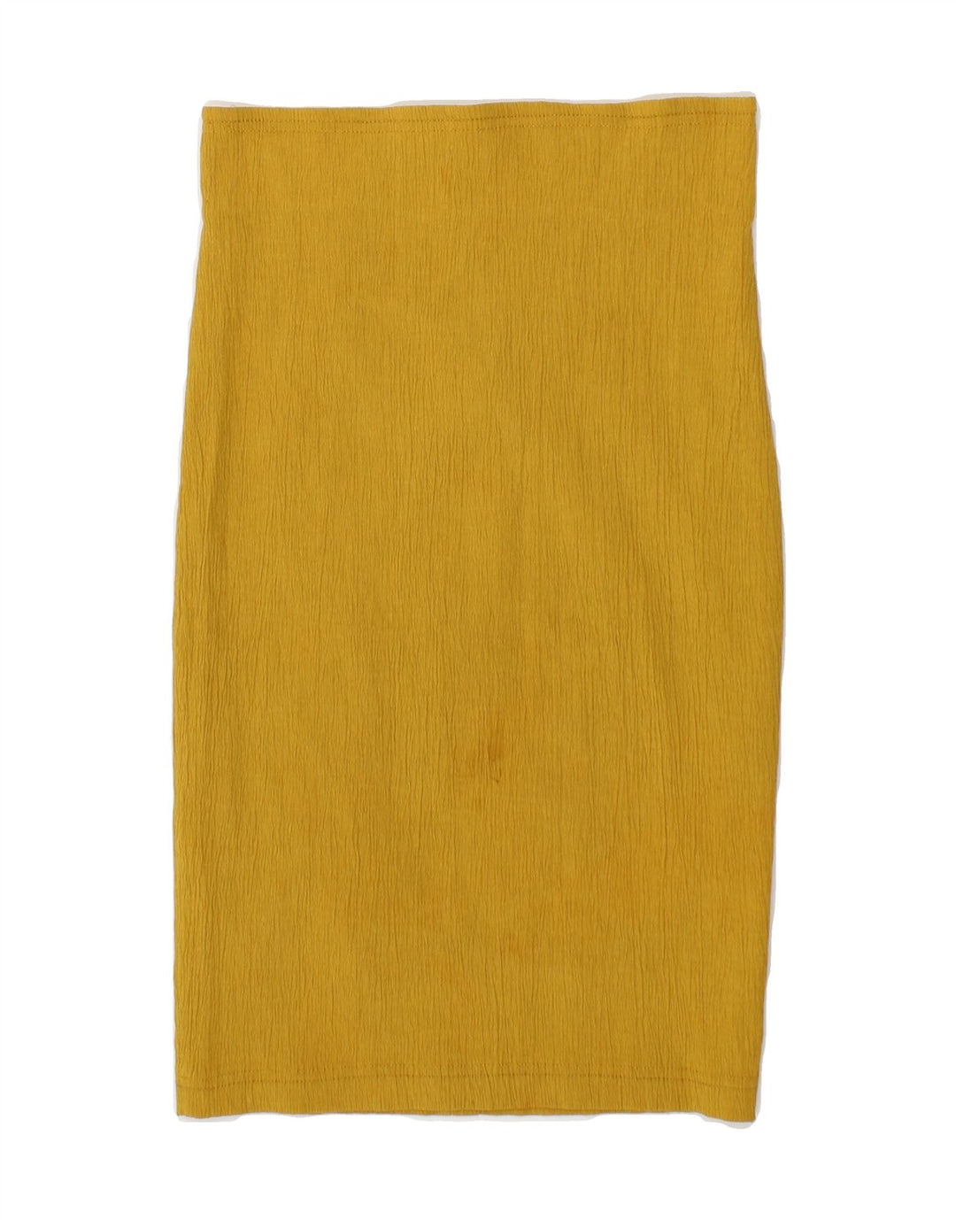 VINTAGE Womens Straight Skirt IT 44 Medium W28  Yellow Vintage Vintage and Second-Hand Vintage from Messina Hembry 