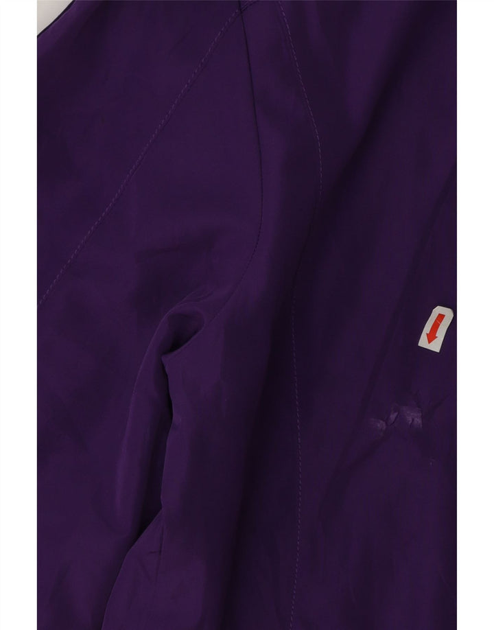 Giacca antipioggia da donna Adidas UK 14 grande poliestere viola