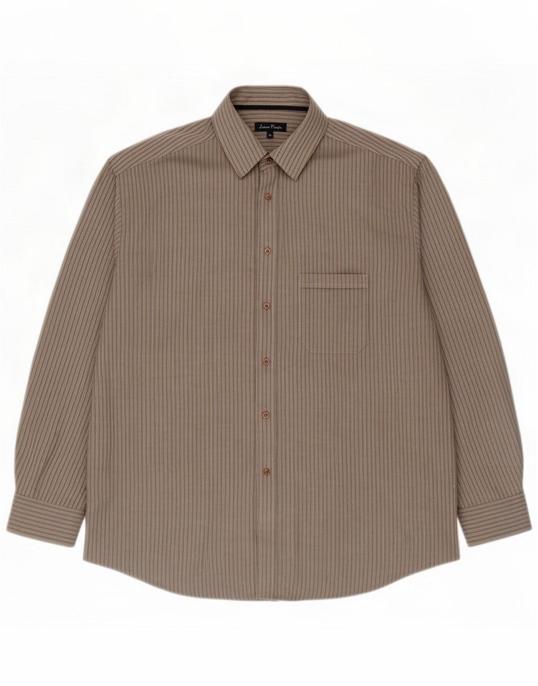 Camicia da uomo James Pringle XL Poliestere gessato grigio