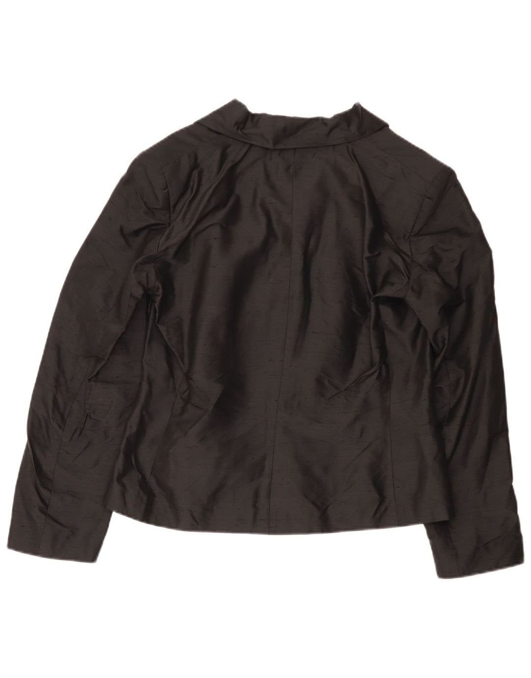 Giacca Blazer a 3 Bottoni da Donna Luisa Spagnoli IT 46 Large Nera in Seta