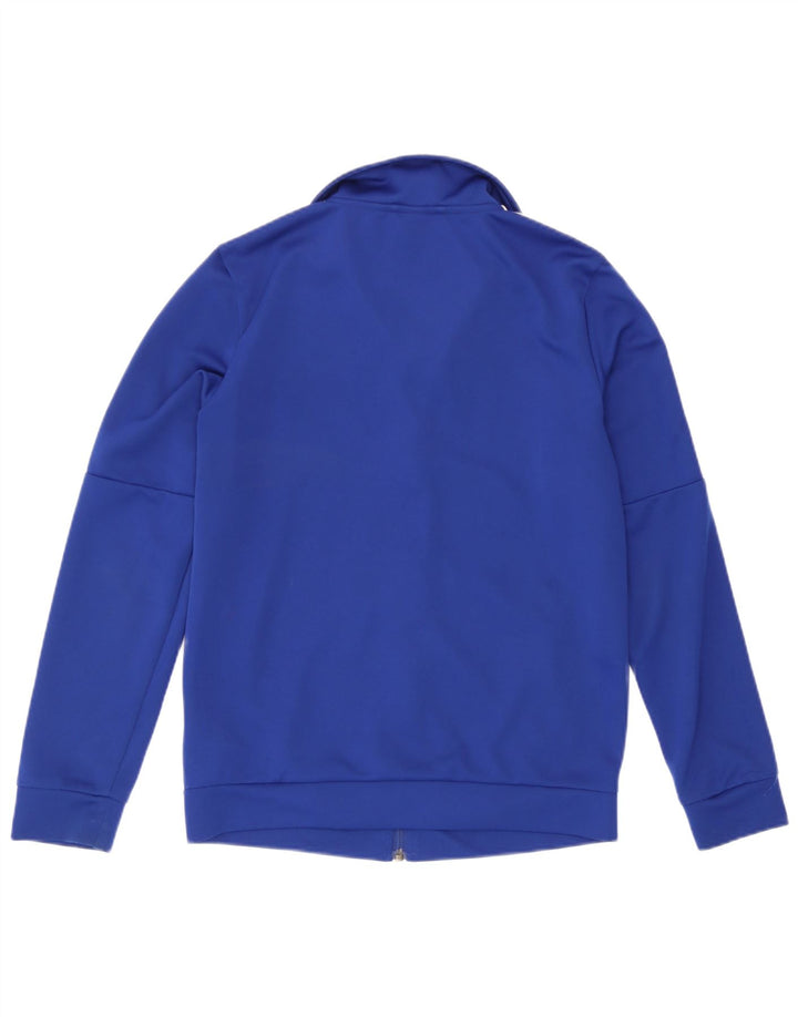 Giacca da tuta da donna Adidas UK 12/14 Poliestere blu medio