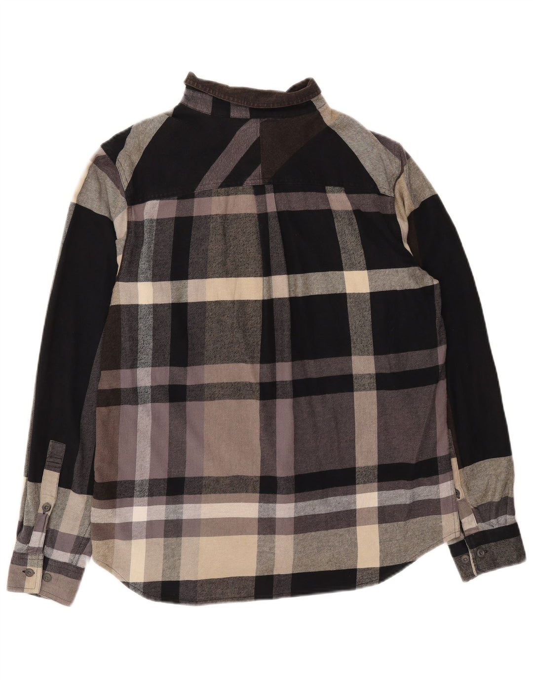 Camicia in flanella da uomo Columbia, cotone scozzese grande marrone