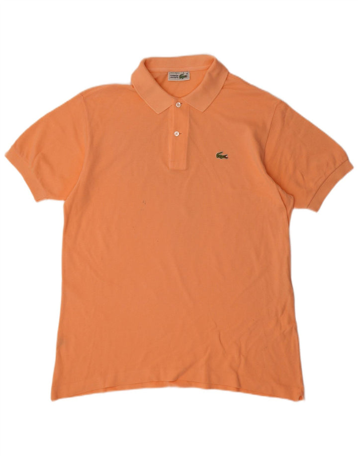 Polo da uomo Lacoste taglia 5 grande in cotone arancione