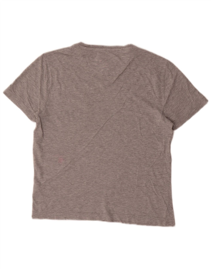 T-shirt da uomo Penguin Top piccola in cotone grigio
