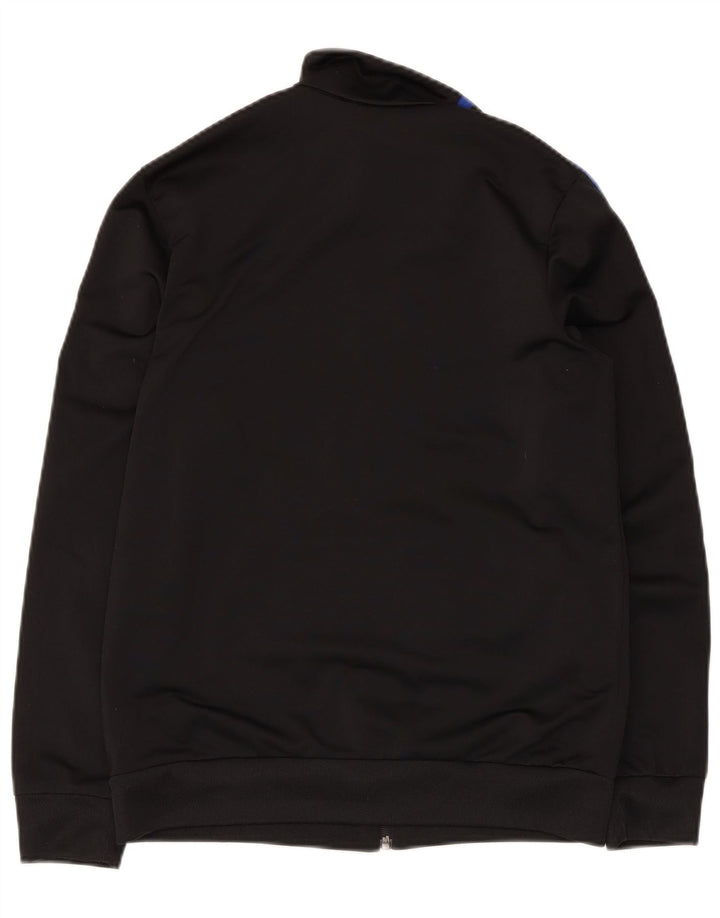 Giacca da ginnastica grafica da ragazzo Adidas 13-14 anni in poliestere nero
