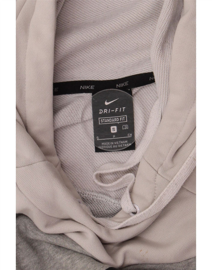 Felpa con cappuccio grafica Nike Dri Fit da uomo, piccola, multicolore, color block