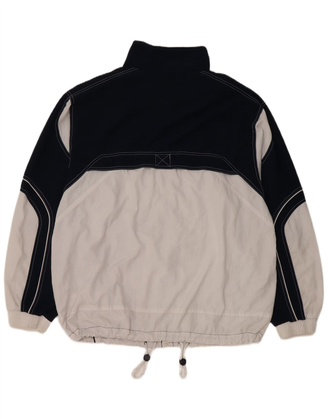 Giacca da tuta da uomo Lotto XL in poliestere color block bianco