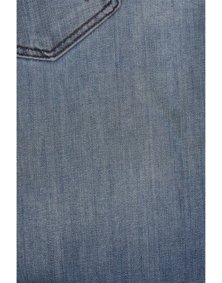 Jeans dritti da uomo Wrangler Greensboro W40 L32 cotone blu