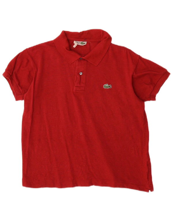 Polo da uomo Lacoste taglia 2 XS in cotone rosso