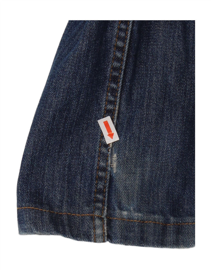 Jeans dritti invecchiati da uomo Massimo Dutti EU 42 Large W32 L29 Blu