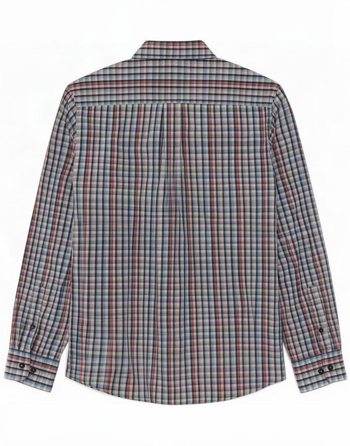 Camicia da uomo Fynch Hatton piccola in cotone a quadri multicolore