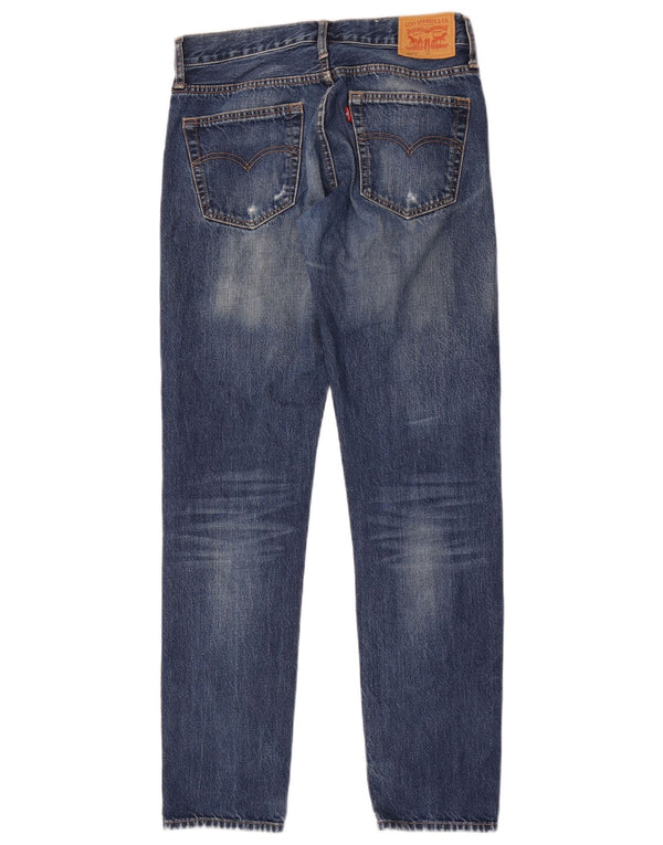 Levi's Ragazzi 501 Jeans dritti effetto consumato 15-16 anni W30 L32 Cotone Blu
