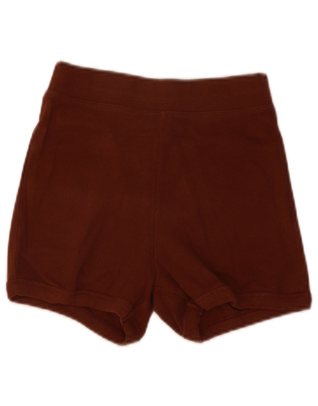 Pantaloncini sportivi da donna ZARA Uk 8 piccoli in cotone marrone