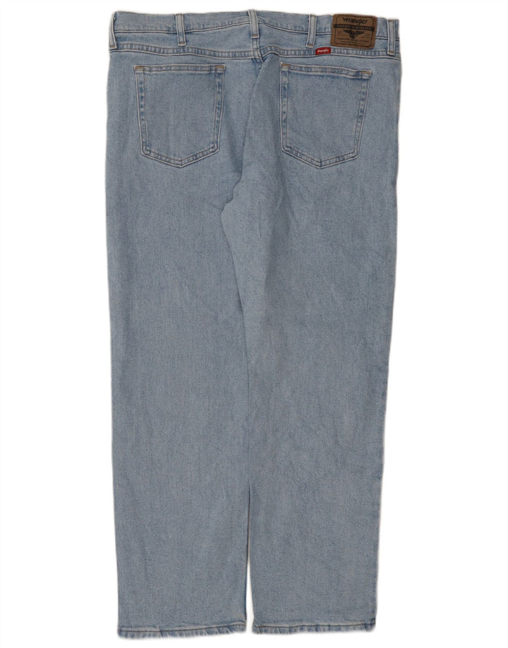 Jeans dritti da uomo Wrangler W38 L30 cotone blu