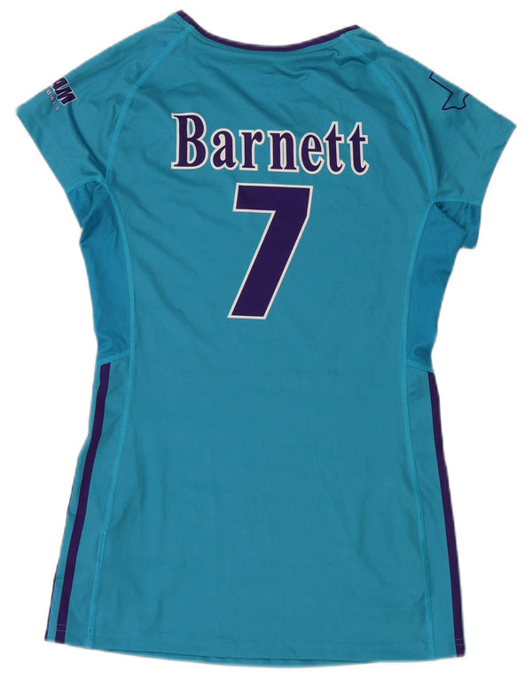 Adidas Womens Slam Volleyball Graphic T-Shirt Top UK 8/10 Small Blue