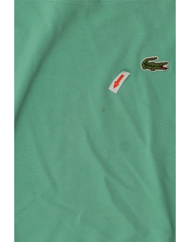 T-shirt da donna LACOSTE taglia superiore 40 cotone turchese medio