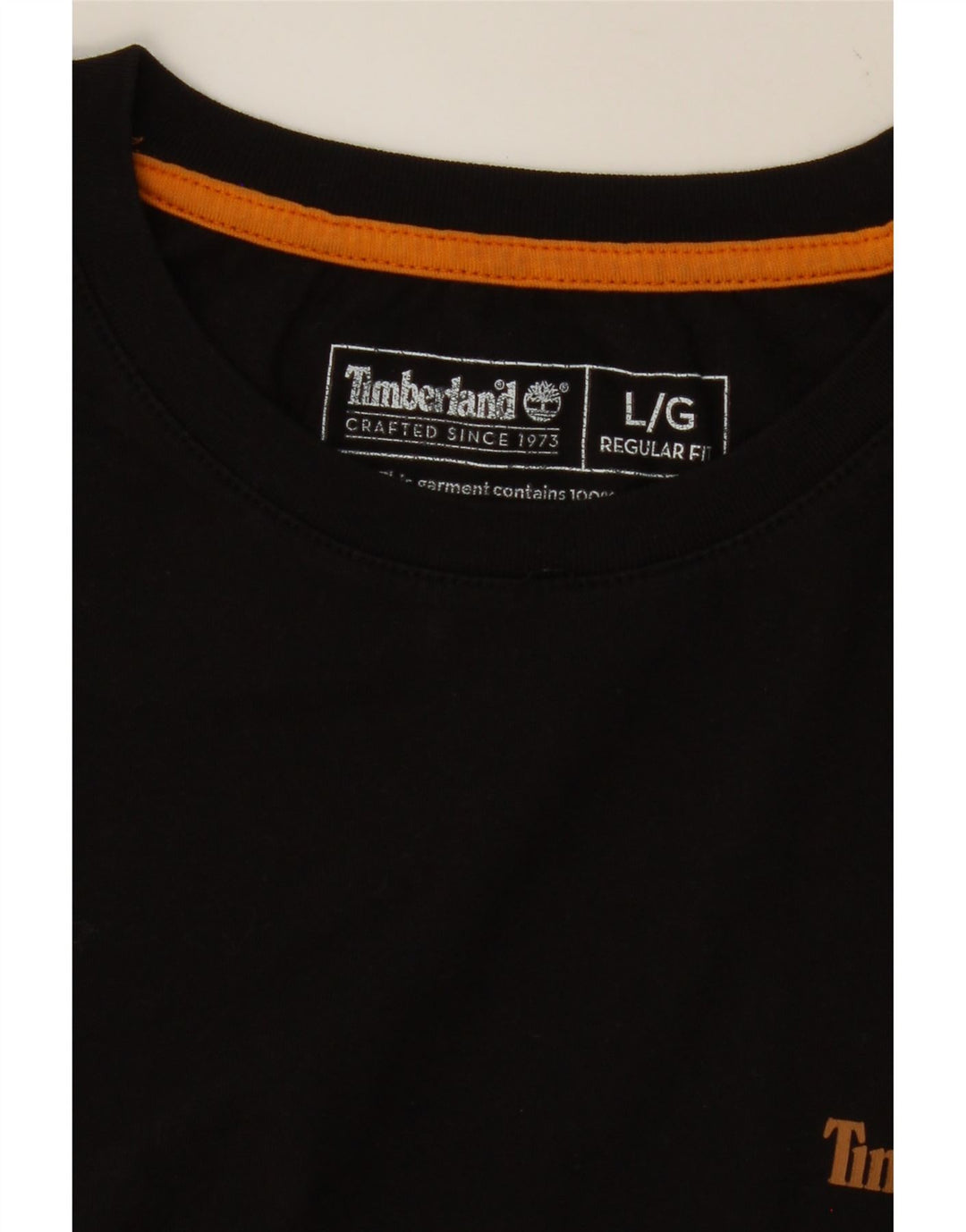 TIMBERLAND T-shirt da uomo vestibilità regolare Top Large Nera