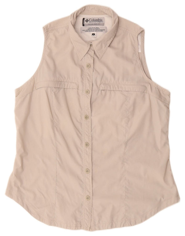 Camicia senza maniche da donna Columbia UK 16 Large Beige