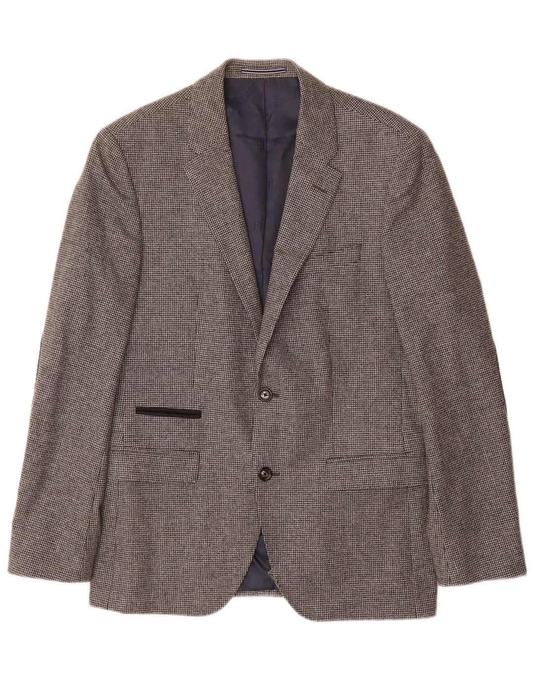 TOMMY HILFIGER Giacca blazer sartoriale da uomo IT 48 pied de poule grigio medio
