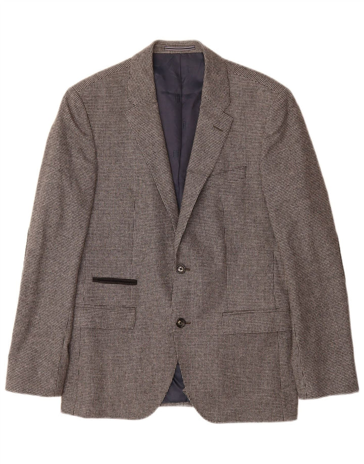 TOMMY HILFIGER Giacca blazer sartoriale da uomo IT 48 pied de poule grigio medio