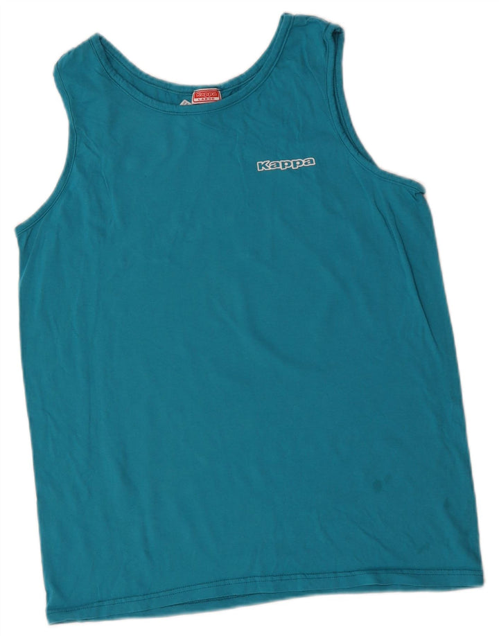 Canotta da donna Kappa UK 14 grande cotone blu