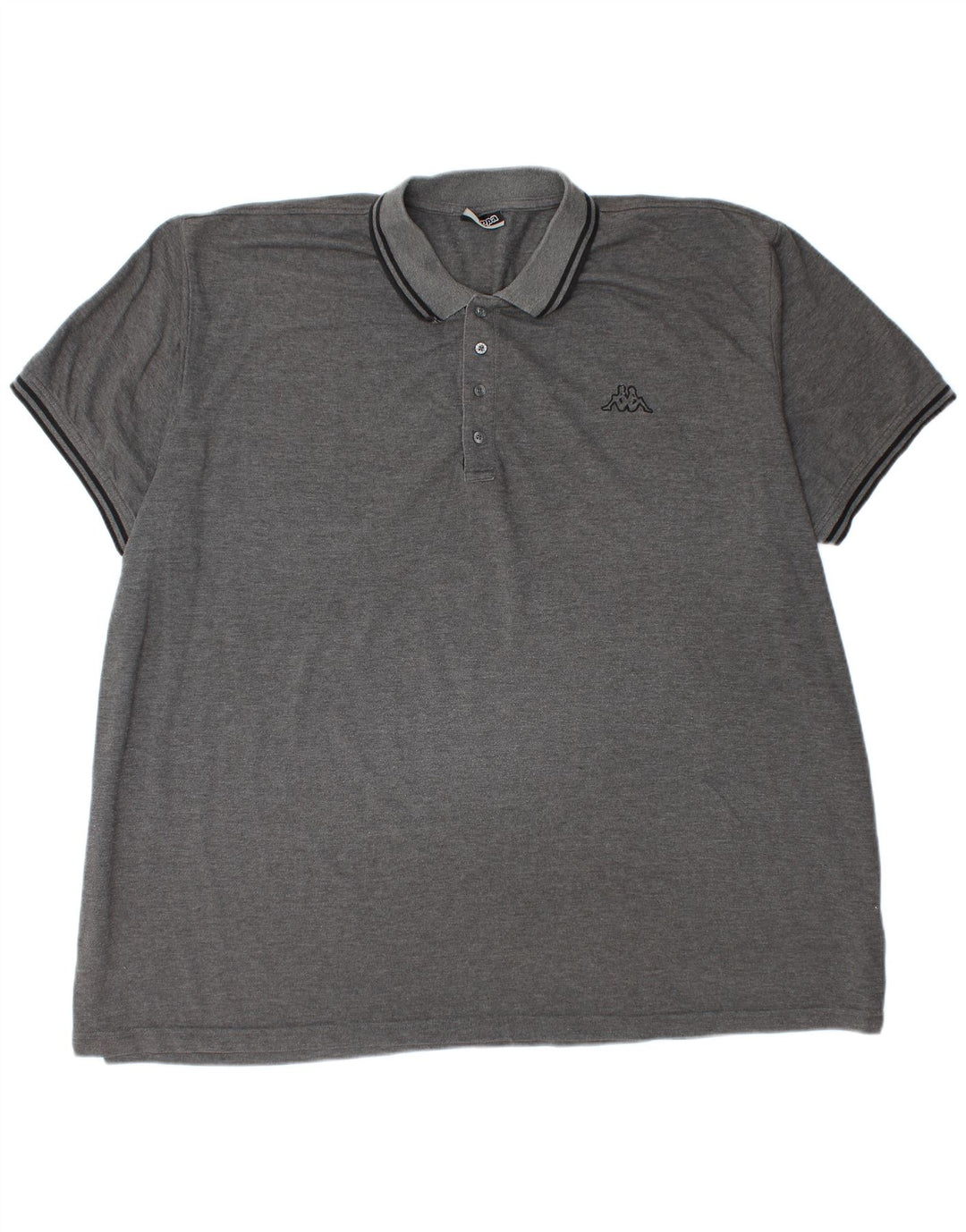 Polo da uomo KAPPA 6XL Poliestere grigio