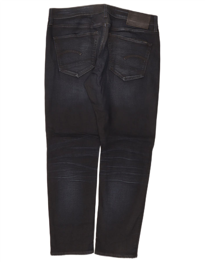 Jeans slim da uomo G-Star 3301 W36 L30 cotone blu navy