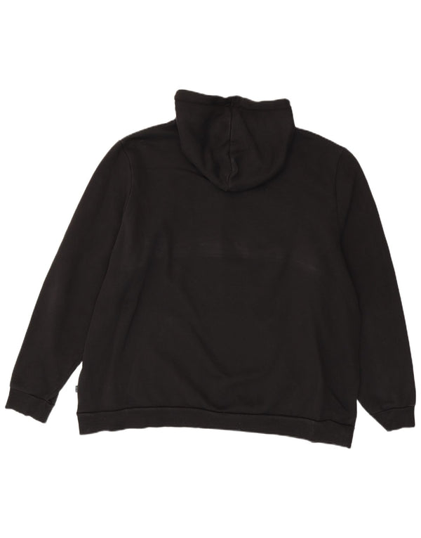 Felpa con cappuccio grafica da uomo Puma 3XL cotone nero