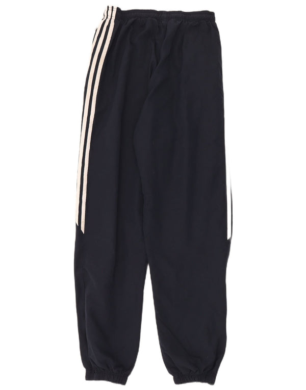 Pantaloni da tuta da uomo Adidas Joggers medi in poliestere blu navy