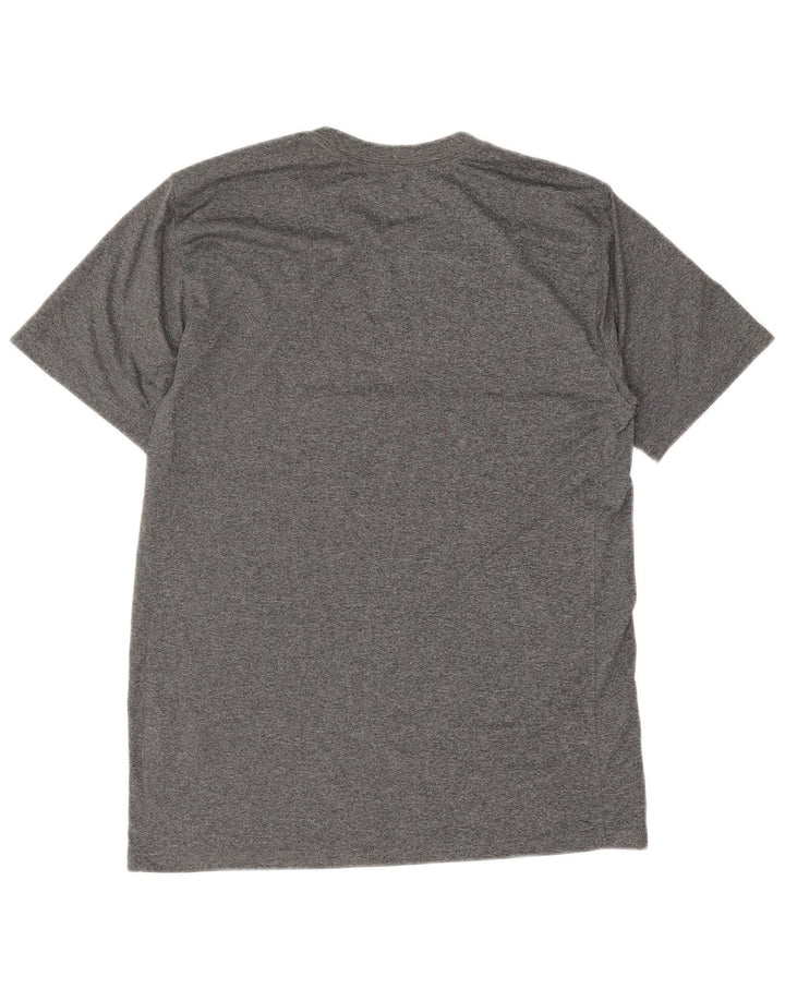 T-shirt Nike Dri Fit da uomo, grande, in poliestere chiazzato grigio